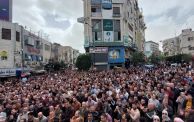 أعداد غفيرة من المعلمين الذين تظاهروا في رام الله اليوم