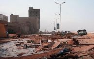 تسببت عاصفة دانيال بفيضانات هائلة خلّفت خسائر بشرية فادحة في ليبيا - getty 
