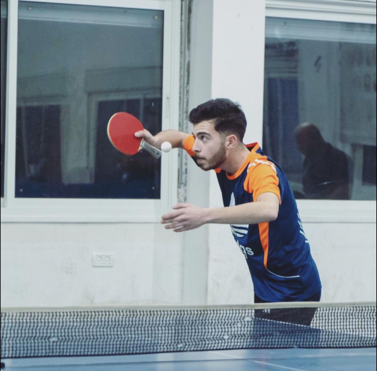  لاعب منتخب فلسطين لكرة الطاولة حسام كواملة