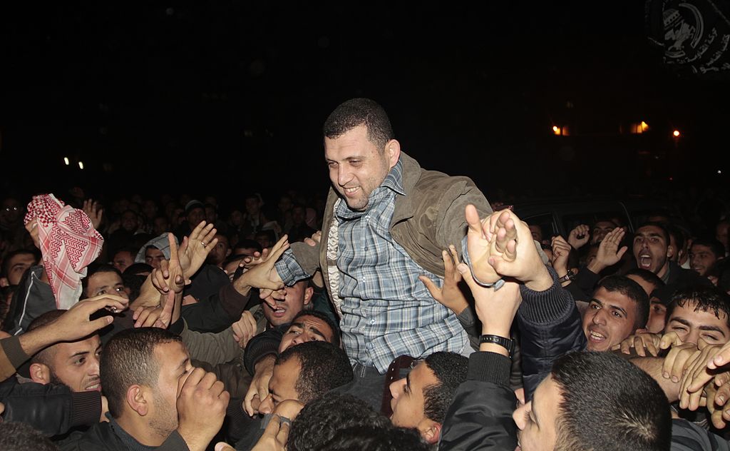 أيمن نوفل بعد وصوله قطاع غزة عام 2011، بعد سنوات من الاعتقال في السجون المصرية