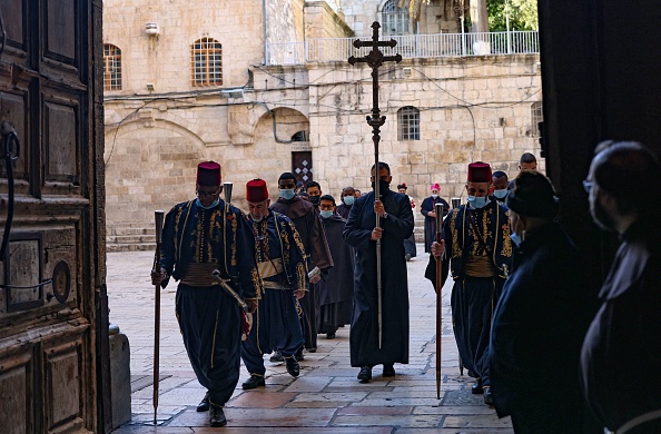 احتفالات المسيحيين بعيد الفصح في القدس 