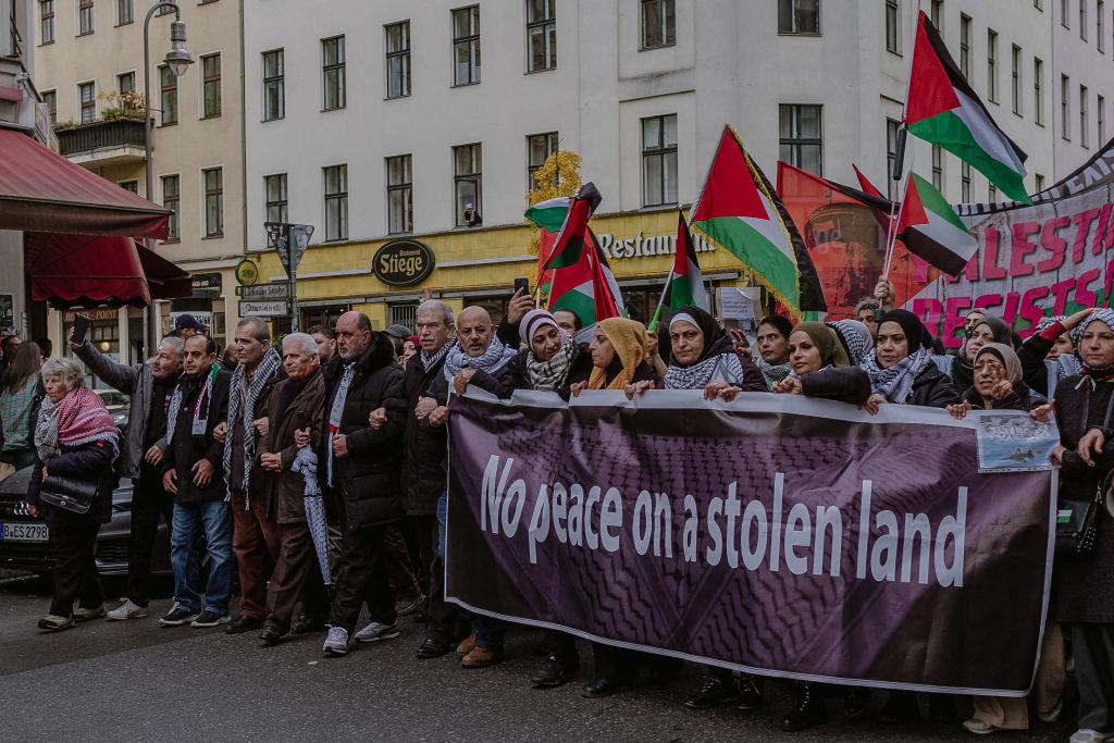 مظاهرة مؤيدة لفلسطين المانيا