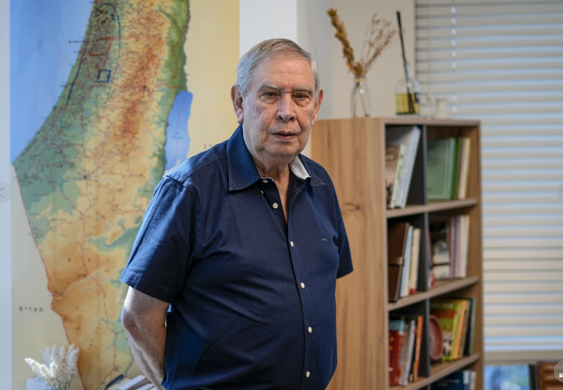 الرئيس الأسبق لجهاز الموساد الإسرائيلي، تامير باردو في صورة حديثة - أسوشيتدبرس AP