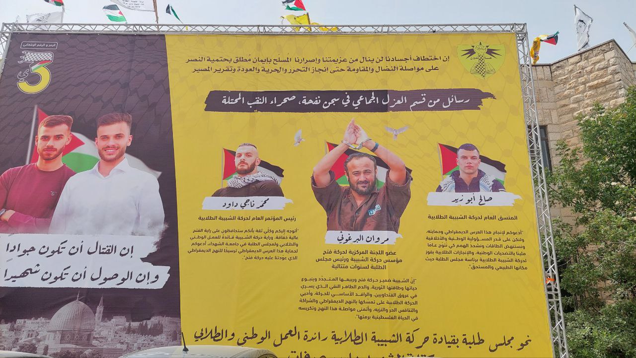 كتلة الشهيد ياسر عرفات انتخابات جامعة بيرزيت