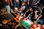 تشييع جثمان الفتى محمد نوري في مدينة البيرة - تصوير: بهاء نصر