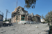 تدمير الجامعة الإسلامية في غزة