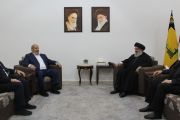لقاء وفد حماس مع حزب الله
