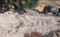 هدم إسرائيلي في خربة ابزيق بالأغوار