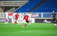 من مباراة فلسطين والسودان ضمن بطولة كأس العرب للشباب