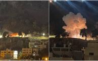 لحظة تفجير عبوة ناسفة في قوة إسرائيلية راجلة شرق نابلس 