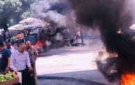 احتجاجات وحرق إطارات وسط نابلس.. ما القصة؟