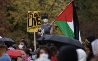 احتجاجات مؤيدة لفلسطين في مدينة واشنطن