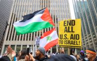 احتجاجات في نيويورك ضد بايدن بشان غزة