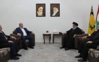 لقاء وفد حماس مع حزب الله