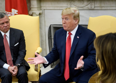 ملك الأردن، والرئيس الأمريكي السابق في البيت الأبيض (2018) - BRENDAN SMIALOWSKI/Getty