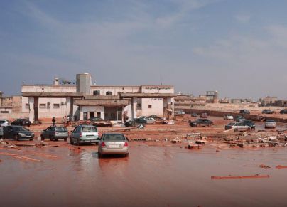 دفن أكثر من 1400 من ضحايا الفيضانات في مدينة درنة - getty