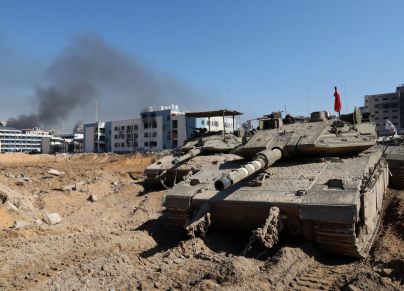 دبابة إسرائيلية في غزة