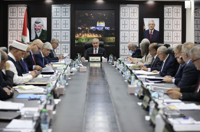 مجلس الوزراء الفلسطيني، جلسة الإثنين (25 تموز، يوليو) 