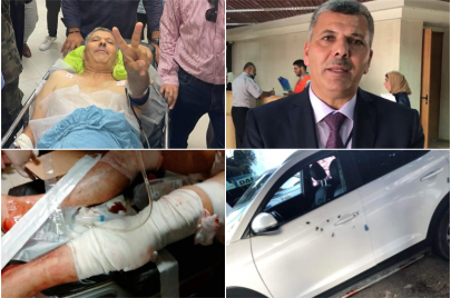 ناصر الدين الشاعر من داخل المستشفى بعد إصابته