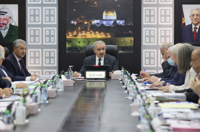  جلسة مجلس الوزراء الفلسطيني اليوم، تصوير: شادي حاتم 