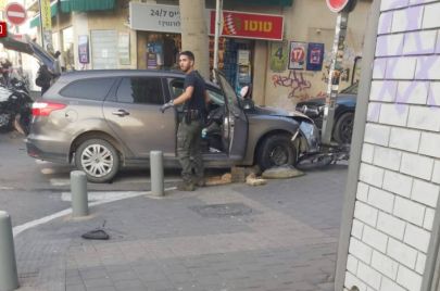 صورة لحادث السير وفق الإعلام العبري