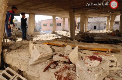 قصف الاحتلال على مقر فتح في مخيم بلاطة
