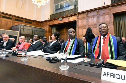 بدء جلسات الاجتماع في محكمة العدل الدولية في القضية التي رفعتها جنوب أفريقيا ضد الاحتلال. 11 يناير 2024