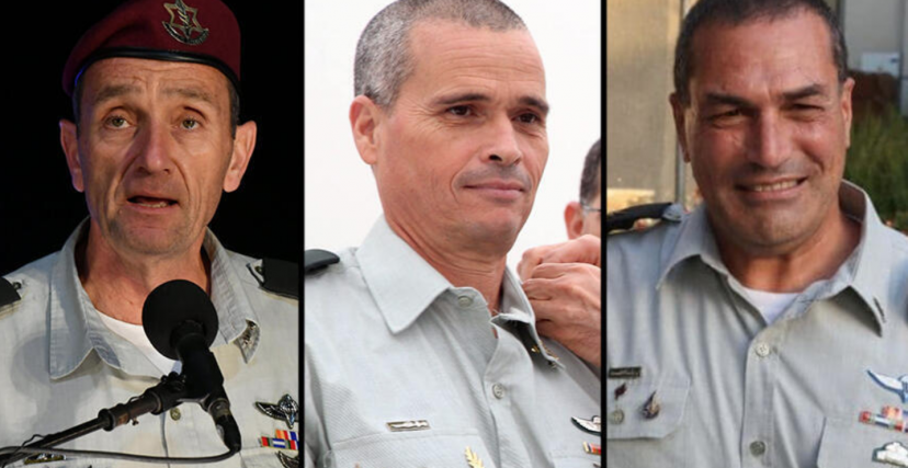 3 جنرالات هم الأوفر حظًا لرئاسة أركان الجيش الإسرائيلي