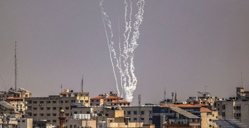 صواريخ المقاومة الفلسطينية في قطاع غزة (gettyimages)