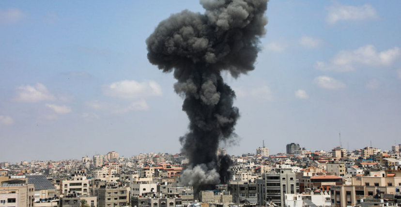 غارة إسرائيلية على قطاع غزة (gettyimages)