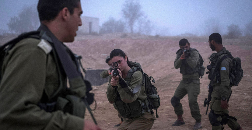 خلال تدريب لجيش الاحتلال عام 2015 (gettyimages)