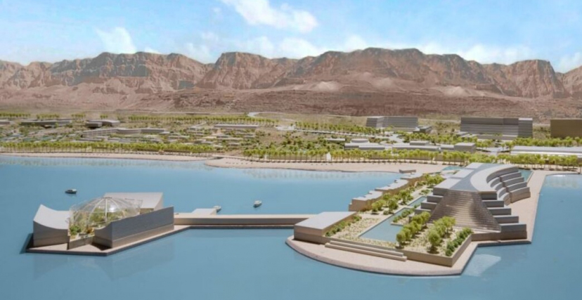 مشروع إسرائيلي لإقامة جزر عائمة وفنادق جديدة في البحر الميت 