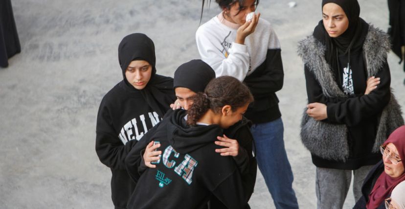 في وداع الطفلة جنى زكارنة - Nasser Ishtayeh/ Getty Images