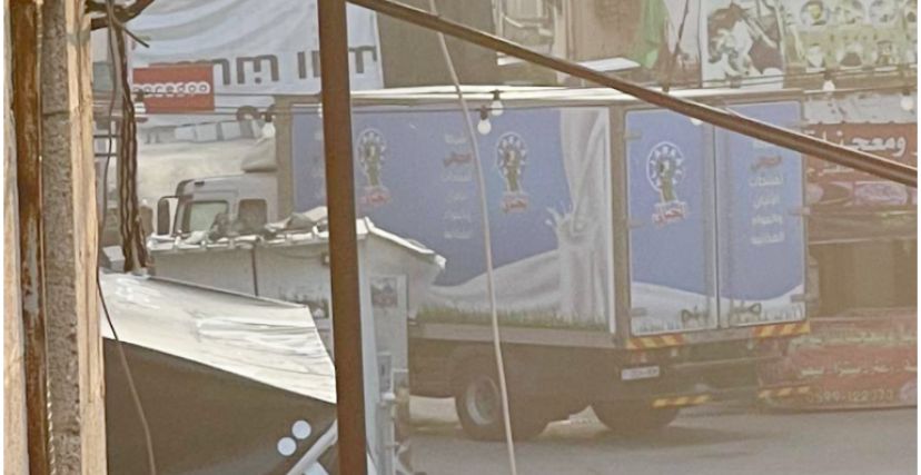 مركبة ألبان استخدمها الاحتلال في اقتحام جنين