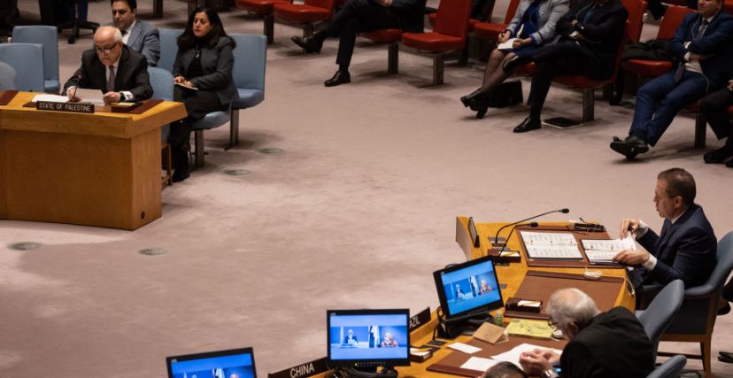 خلال جلسة مجلس الأمن الإثنين - YUKI IWAMURA/ Getty Images)