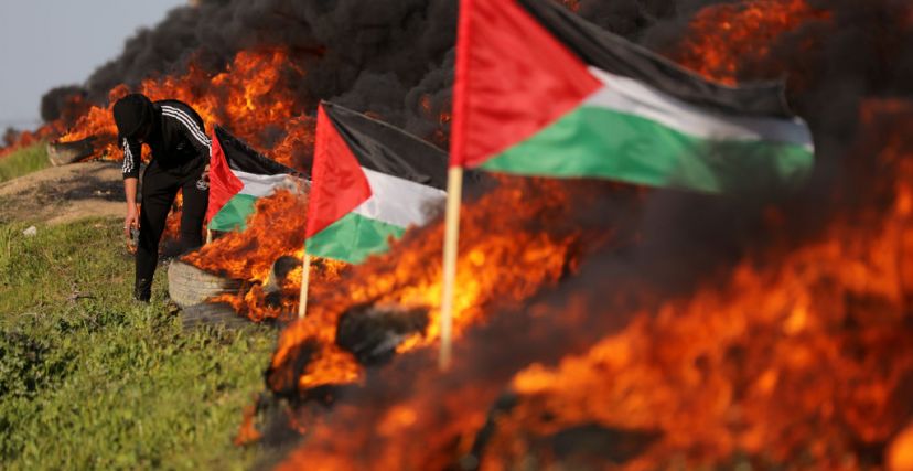 تظاهرات غضب شرق غزة بعد جريمة نابلس - Majdi Fathi/ Getty Images
