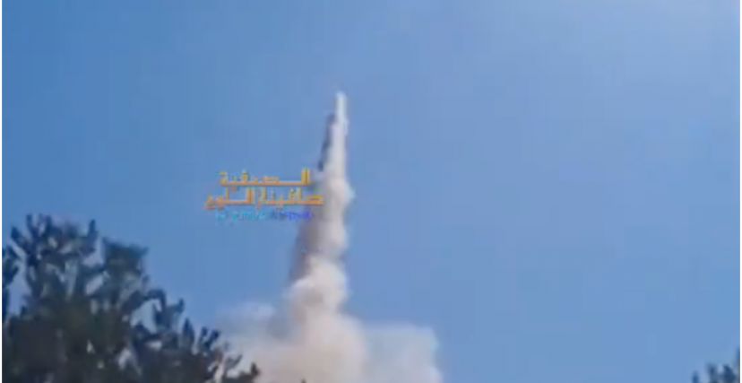 صاروخ جرى إطلاقه من جنين صباح الإثنين