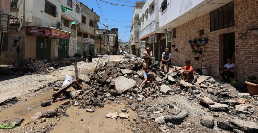 أضرار خلّفها العدوان الإسرائيلي على مخيم جنين -  ZAIN JAAFAR/ Getty Images