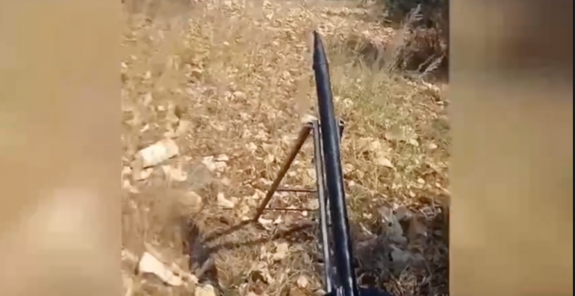 فيديو نشرته المجموعة للحظة إطلاق أحد الصواريخ 
