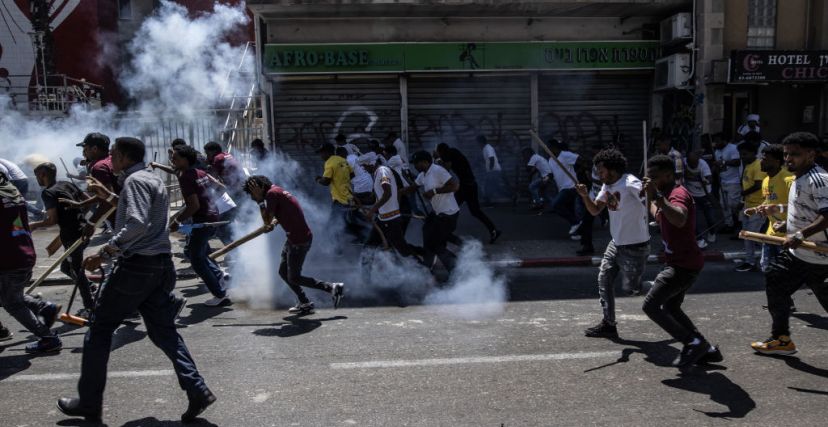 الشرطة الإسرائيلية تقمع احتجاجات الارتيريين في تل أبيب - getty 