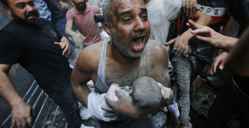 حرب غزة 2023 معركة طوفان غزة قطع رؤوس أطفال