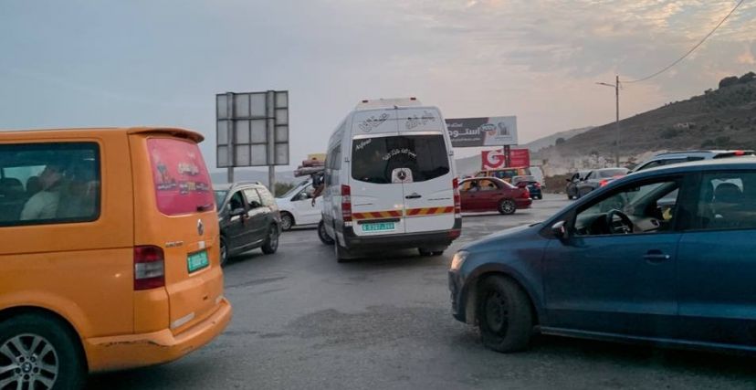 إغلاق حاجز حوارة وأزمة مرورية بعد إطلاق النار على مركبة يستقلها ثلاثة مستوطنين في حوارة