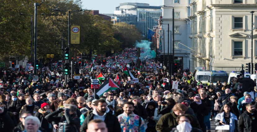 مظاهرة في لندن رفضا لحرب غزة 2023