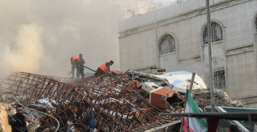 قصف إسرائيلي على سفارة دمشق