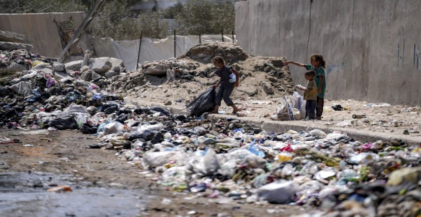 حملة تطعيم شلل الاطفال في غزة