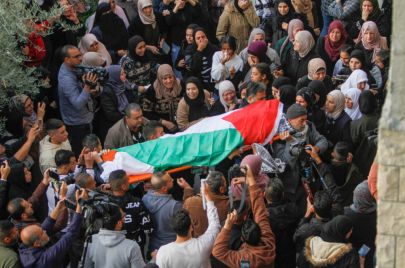 تشييع الشهيدة جنى زكارنة - Nasser Ishtayeh/ Getty Images