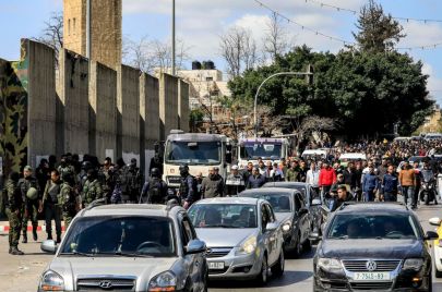 ZAIN JAAFAR/ Getty Images - عناصر من الأمن الفلسطيني في نابلس