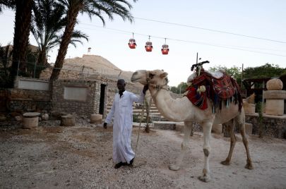 من تل السلطان في أريحا القديمة - Issam Rimawi/ Getty Images