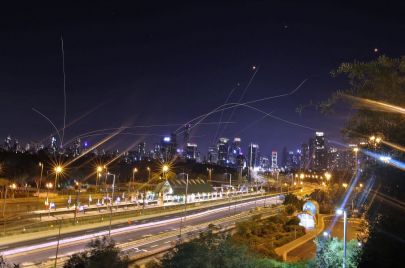 صورة أرشيفية: قصف فلسطيني على تل أبيب | gettyimages