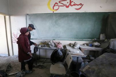 استهدف الاحتلال المدارس في قطاع غزة